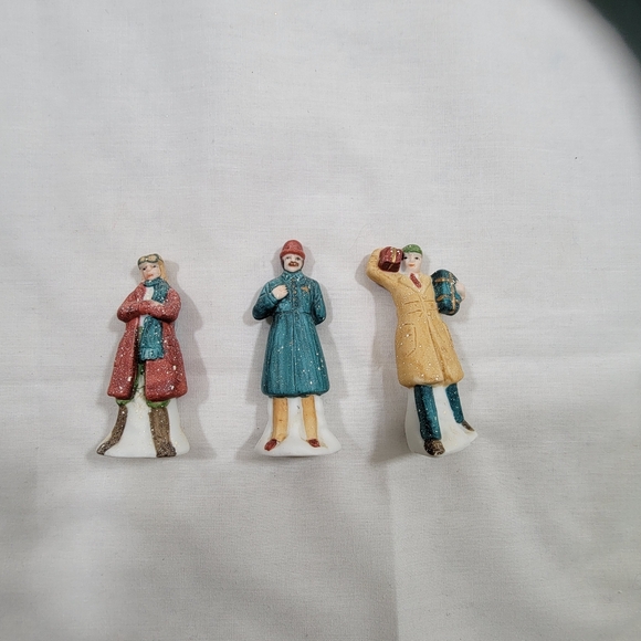 HERITAGE VILLAGE COLLECTION - "CITY WORKERS Dept. 56 No. 5967-6 FOUR PIECE SET - Picture 10 of 12